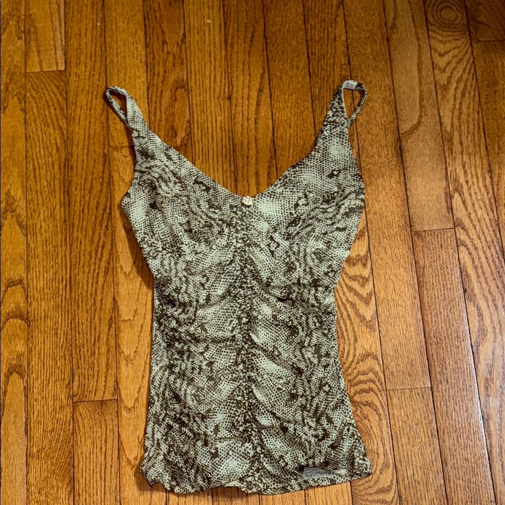 Express Snakeskin Print Tank Top